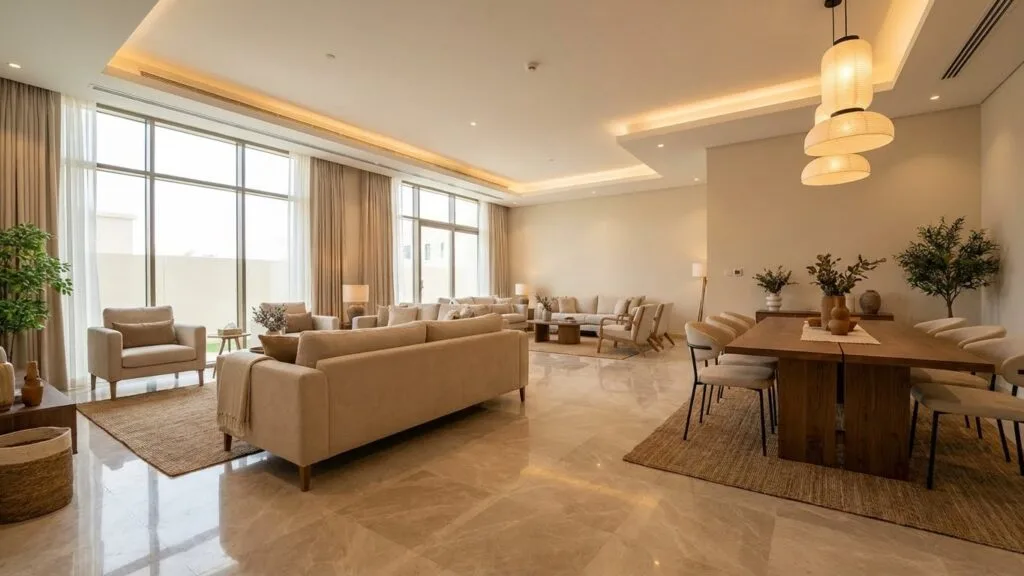 Living space interior work
