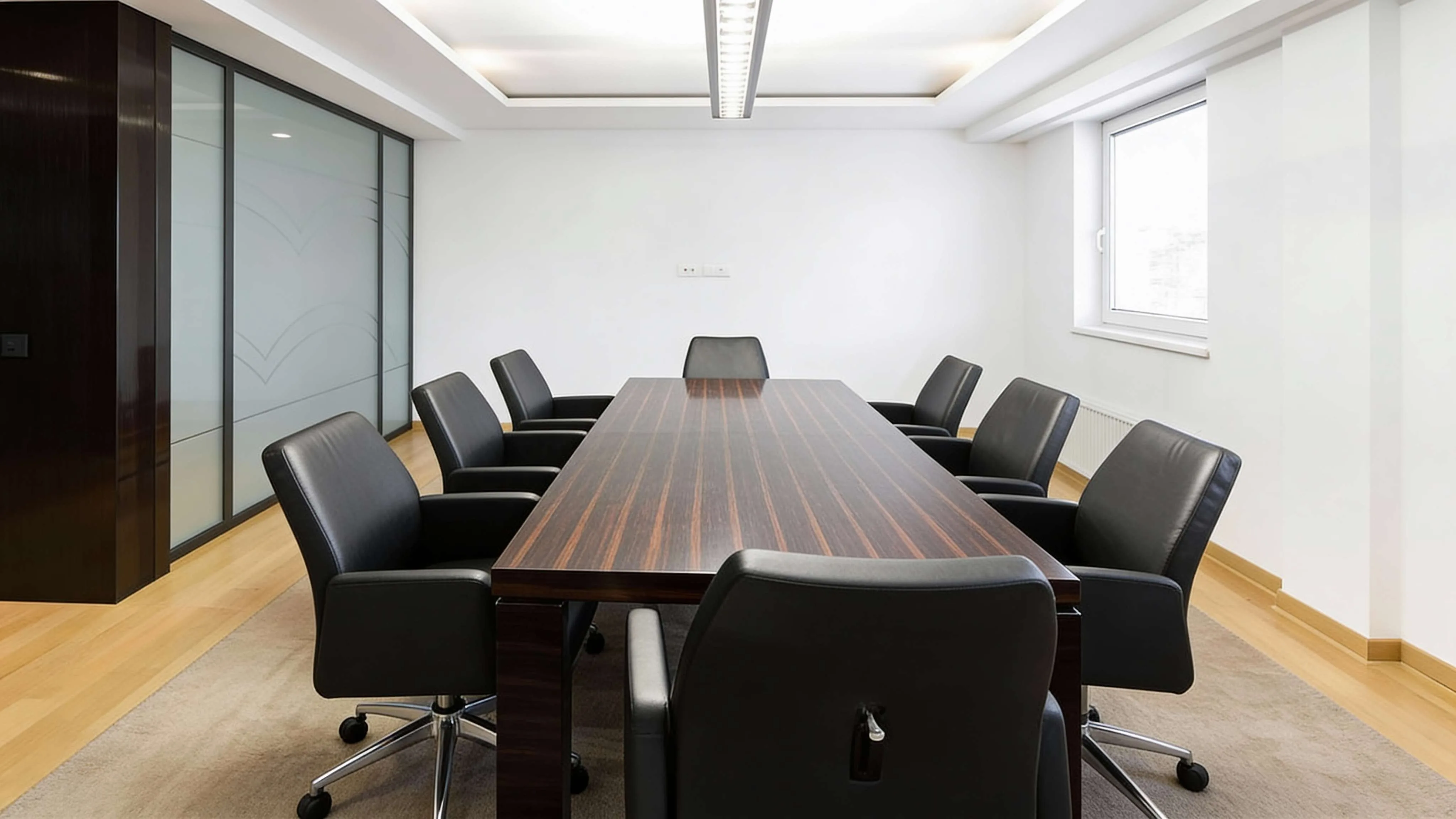 Executive office with meeting room interiors
