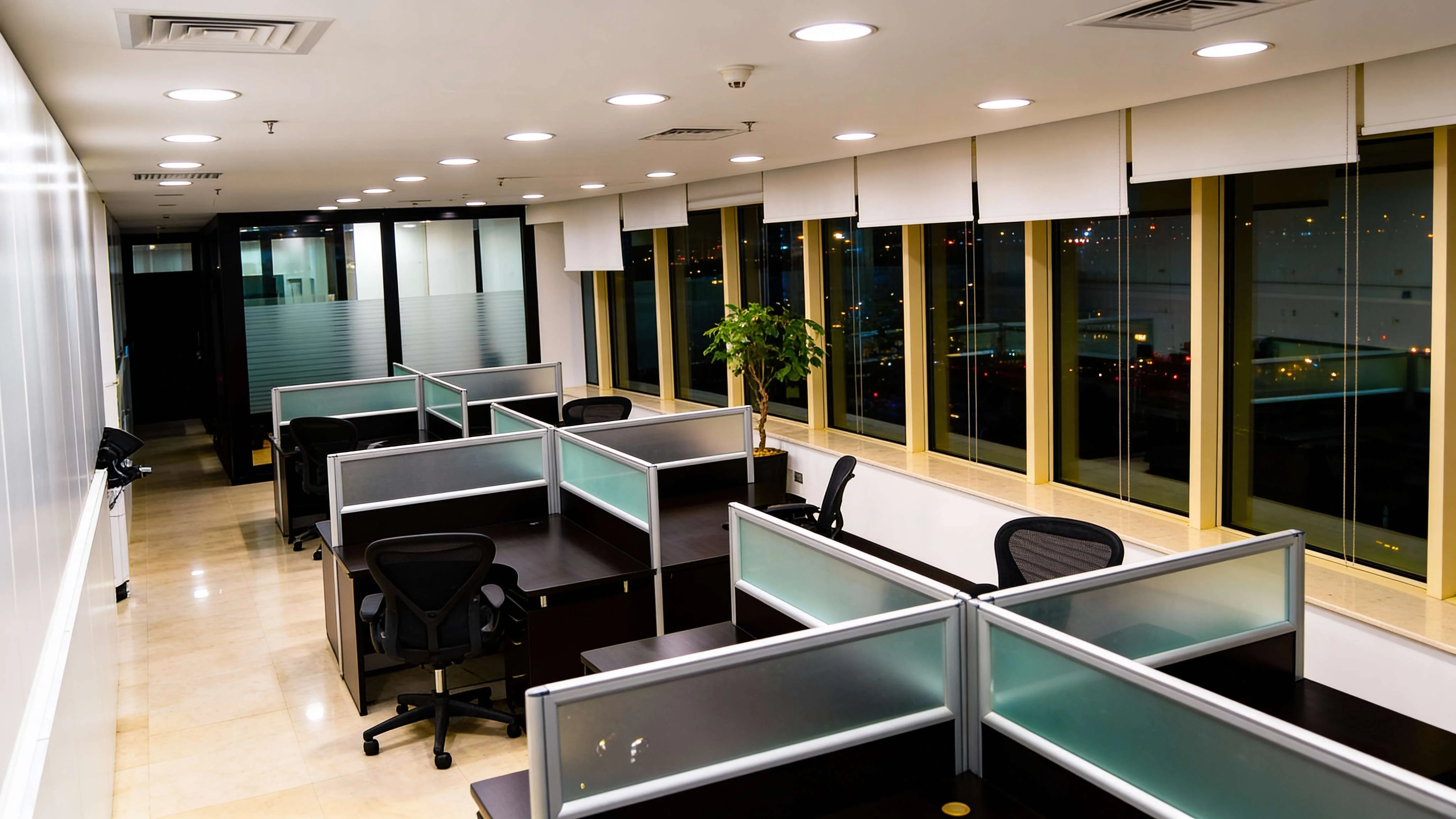 Executive office with contemporary interiors